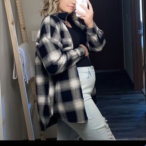 H&M oversized flannel